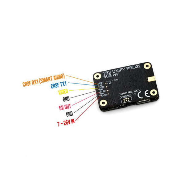 TBS Unify Pro32 HV (mmcx w/ sma pigtail)