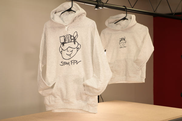 Stan FPV Super Soft "FPV is LIFE" KIDS Hoodie (Choose Black or Grey)