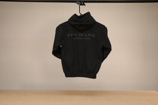 Stan FPV Super Soft "FPV is LIFE" KIDS Hoodie (Choose Black or Grey)