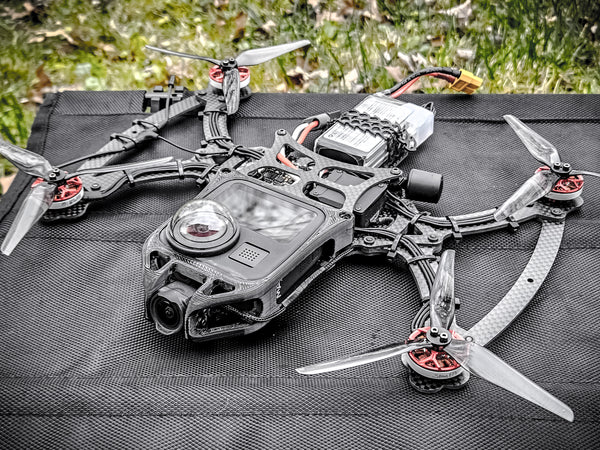 Cine-Bird XL INVISIBLE DRONE Frame-Kit w/ Front Mount - (Choose Your Camera)
