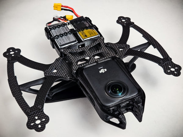Cine-Bird XL INVISIBLE DRONE Frame-Kit w/ Front Mount - (Choose Your Camera)