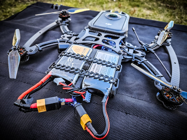Cine-Bird XL INVISIBLE DRONE Frame-Kit w/ Front Mount - (Choose Your Camera)