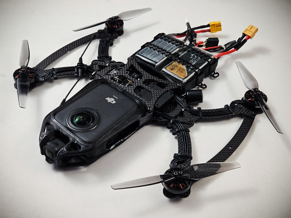 Cine-Bird XL INVISIBLE DRONE Frame-Kit w/ Front Mount - (Choose Your Camera)