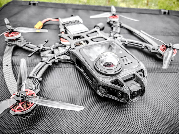 Cine-Bird XL INVISIBLE DRONE Frame-Kit w/ Front Mount - (Choose Your Camera)