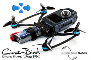 Cine-Bird OG 3" Prop FPV Frame Kit - MAX/MAX 2 Edition w/ INVISIBLE DRONE Feature